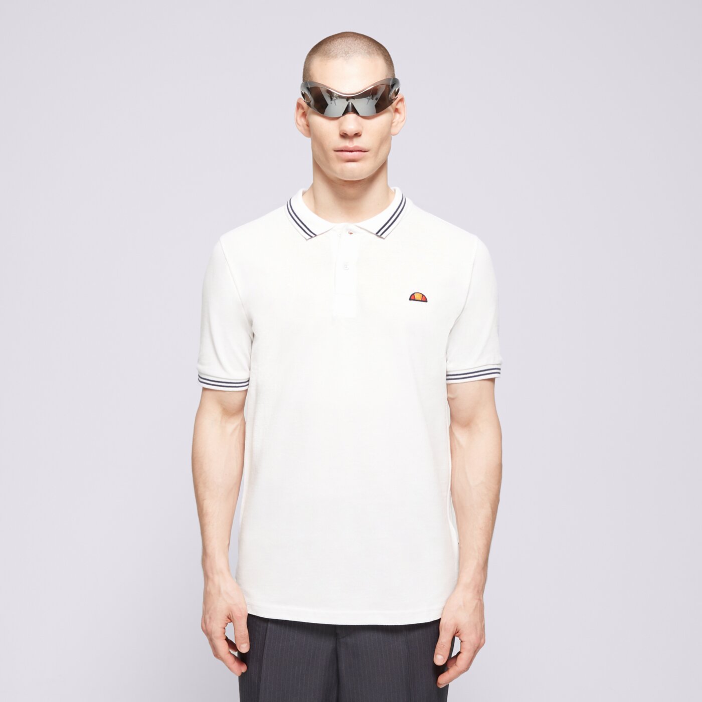 Koszulka polo męska ELLESSE POLO ROOKIE POLO WHT shr20724908 kolor biały