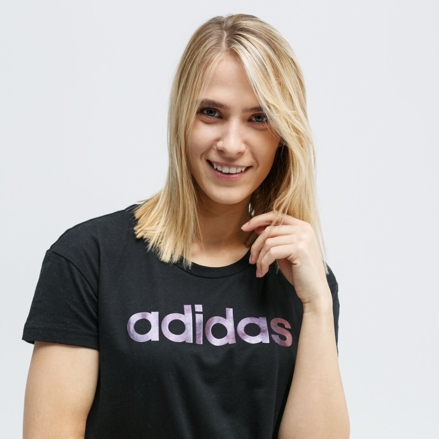 Koszulka damska ADIDAS T-SHIRT SS W FL GRFX T 2 ei4577 kolor czarny