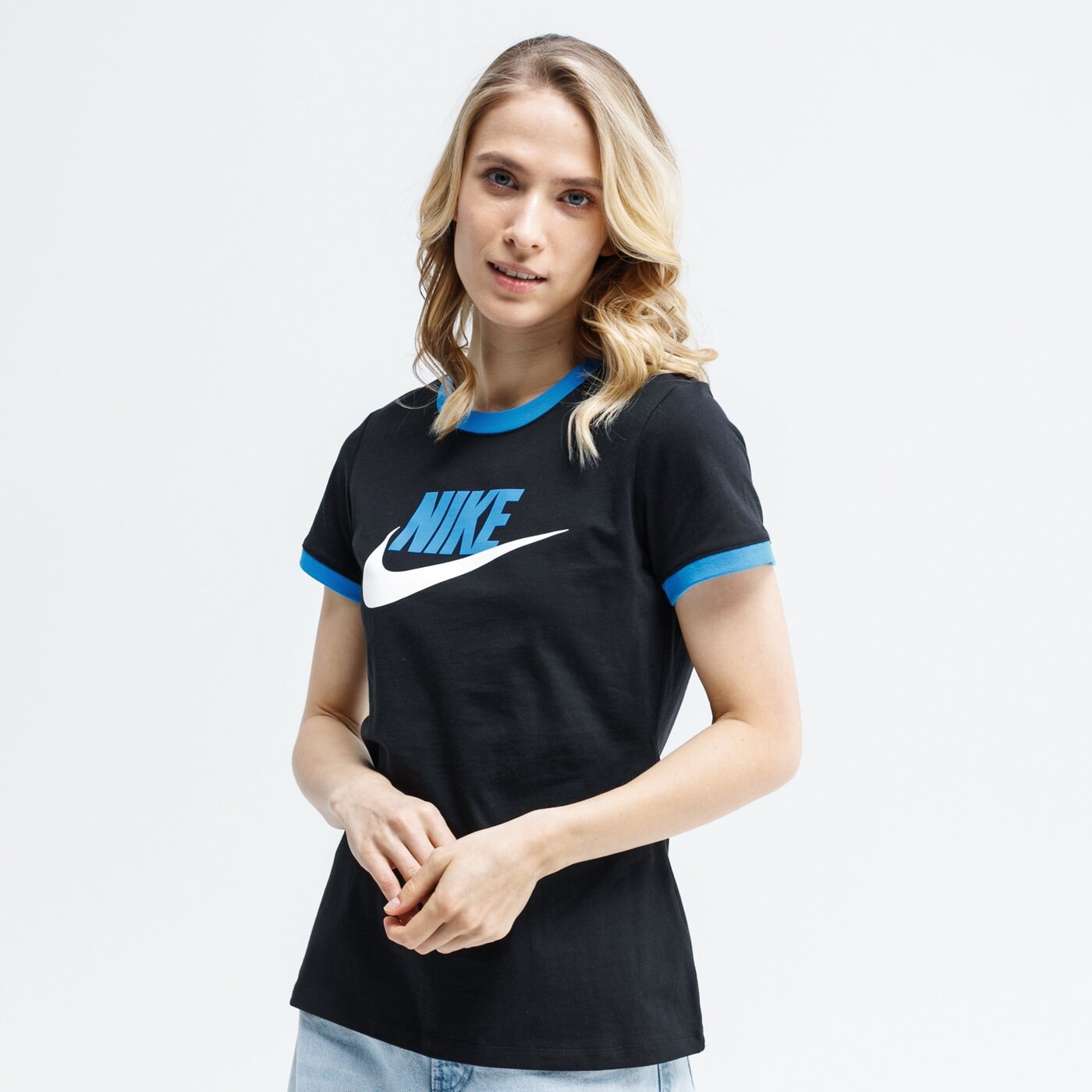 Koszulka damska NIKE T-SHIRT W NSW FUTURA RINGE ci9374-010 kolor czarny