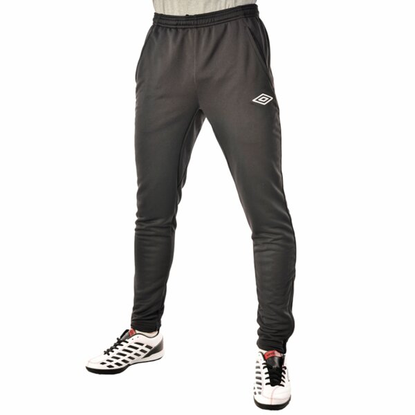 Spodnie dresowe męskie UMBRO SPODNIE TAPERED KNITTED TRAINING PANT 61366u090 kolor czarny