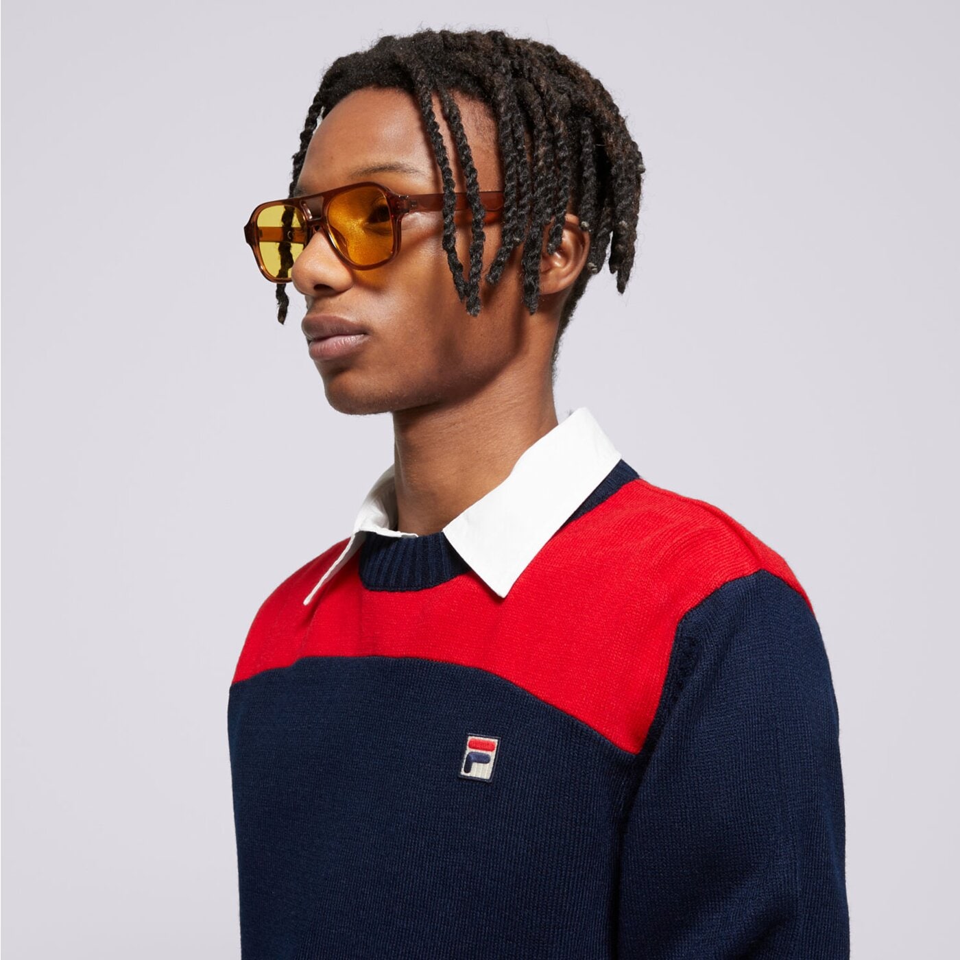 FILA SWETER JOSH fw24mh015410 kolor multicolor