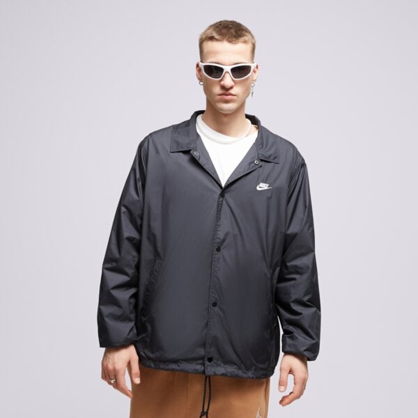 Kurtka przejściowa męska NIKE KURTKA M NK CLUB COACHES JKT fn3316-010 kolor czarny