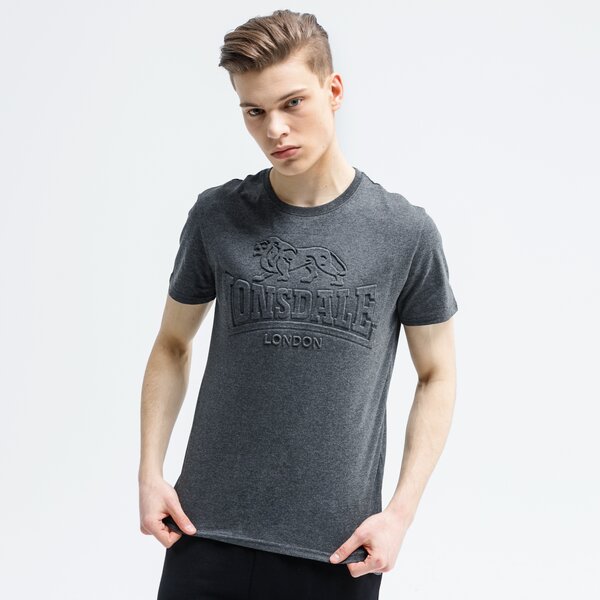Koszulka męska LONSDALE T-SHIRT BROMPTON 115067-1590 kolor szary