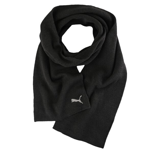  PUMA SZALIK FUNDALMENTALS KNIT SCARF 05212301 kolor czarny