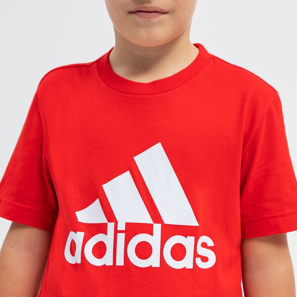 Koszulka dziecięca ADIDAS T-SHIRT SS B BL T BOY gn3993 kolor czerwony