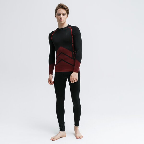 Spodnie dresowe męskie FEEWEAR LEGGINGS TERMICZNE GRAMPUS fw39bim51001 kolor czarny