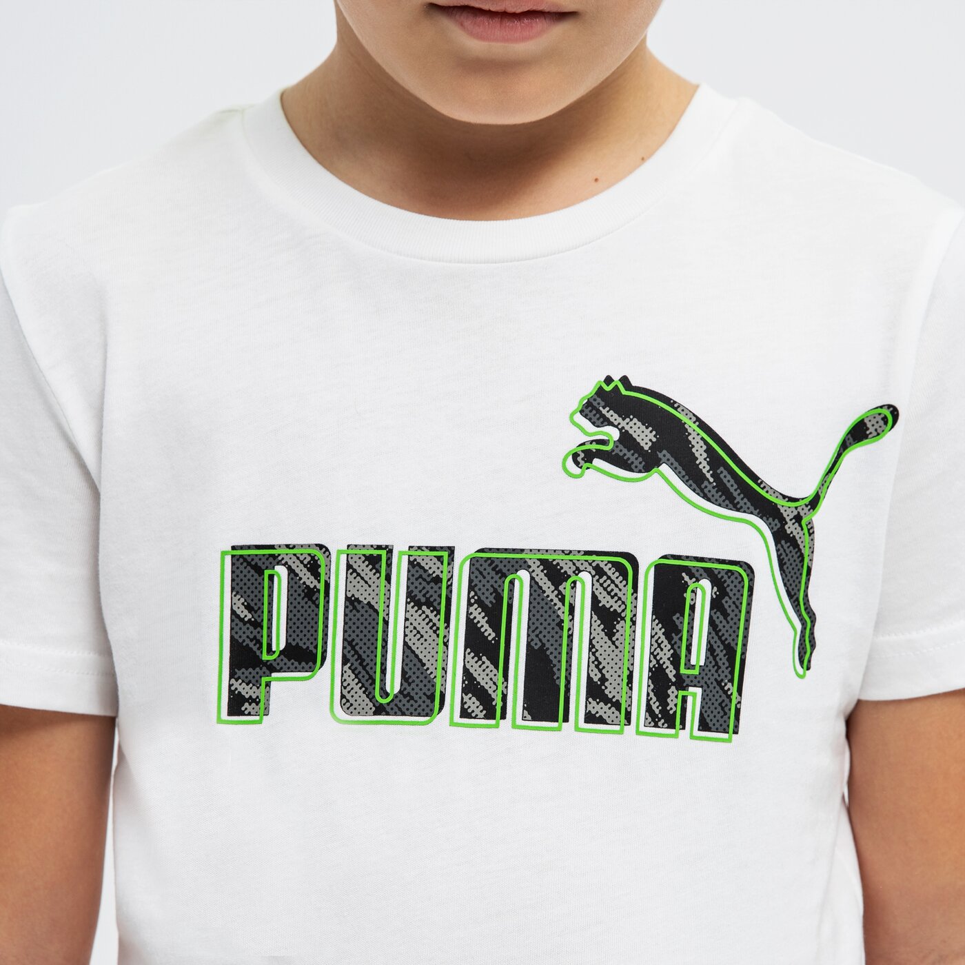 Koszulka dziecięca PUMA T-SHIRT SS GRAPHIC B 589357 02 kolor biały