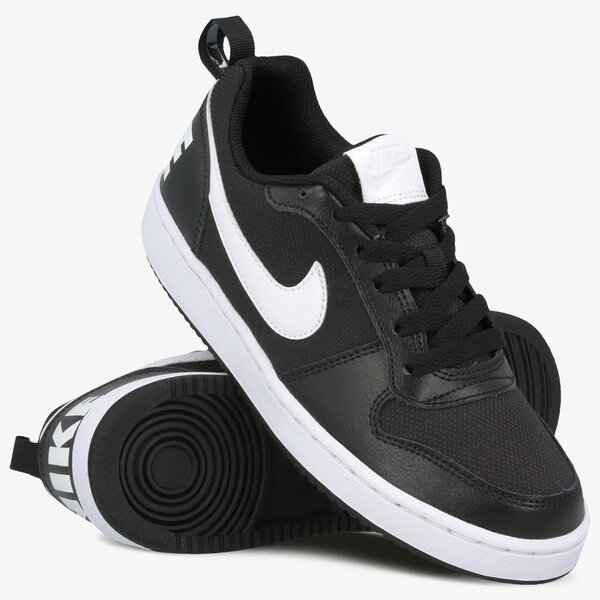 Buty dziecięce NIKE COURT BOROUGH LOW PE (GS) bq7566-002 kolor czarny