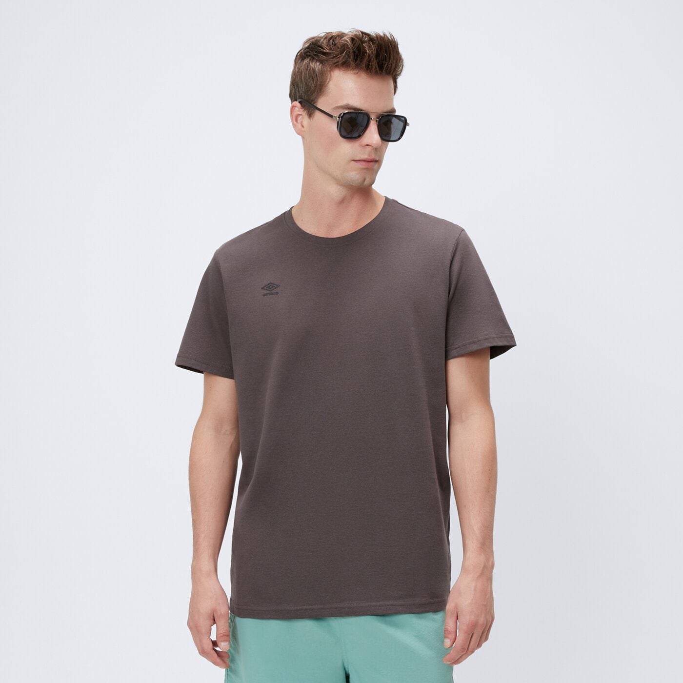 Koszulka męska UMBRO T-SHIRT MARLON ul125tsm90005 kolor szary