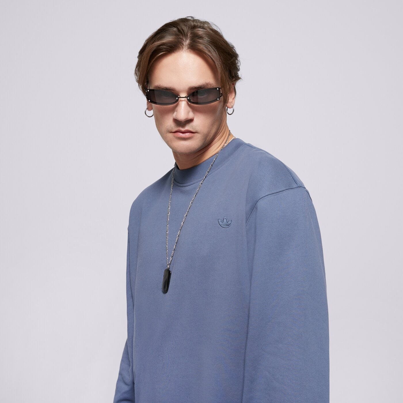 Bluza męska ADIDAS BLUZA P ESS CREW ix9813 kolor granatowy