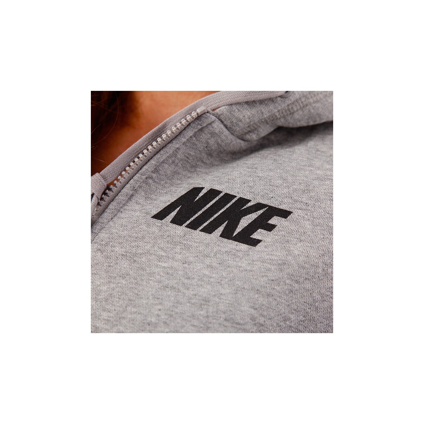 Bluza damska NIKE BLUZA NIKE CLUB FZ HOODY 602859063 kolor szary