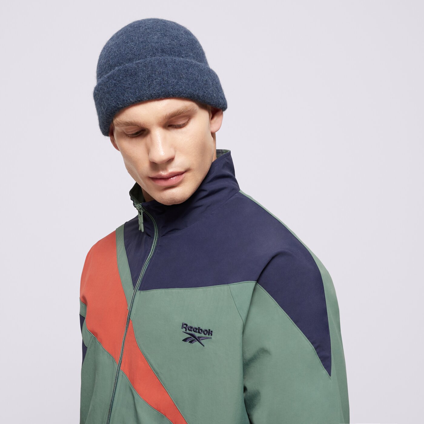 Kurtka przejściowa męska REEBOK KURTKA ORTALION CL F FR TRACKTOP 100206044 kolor multicolor