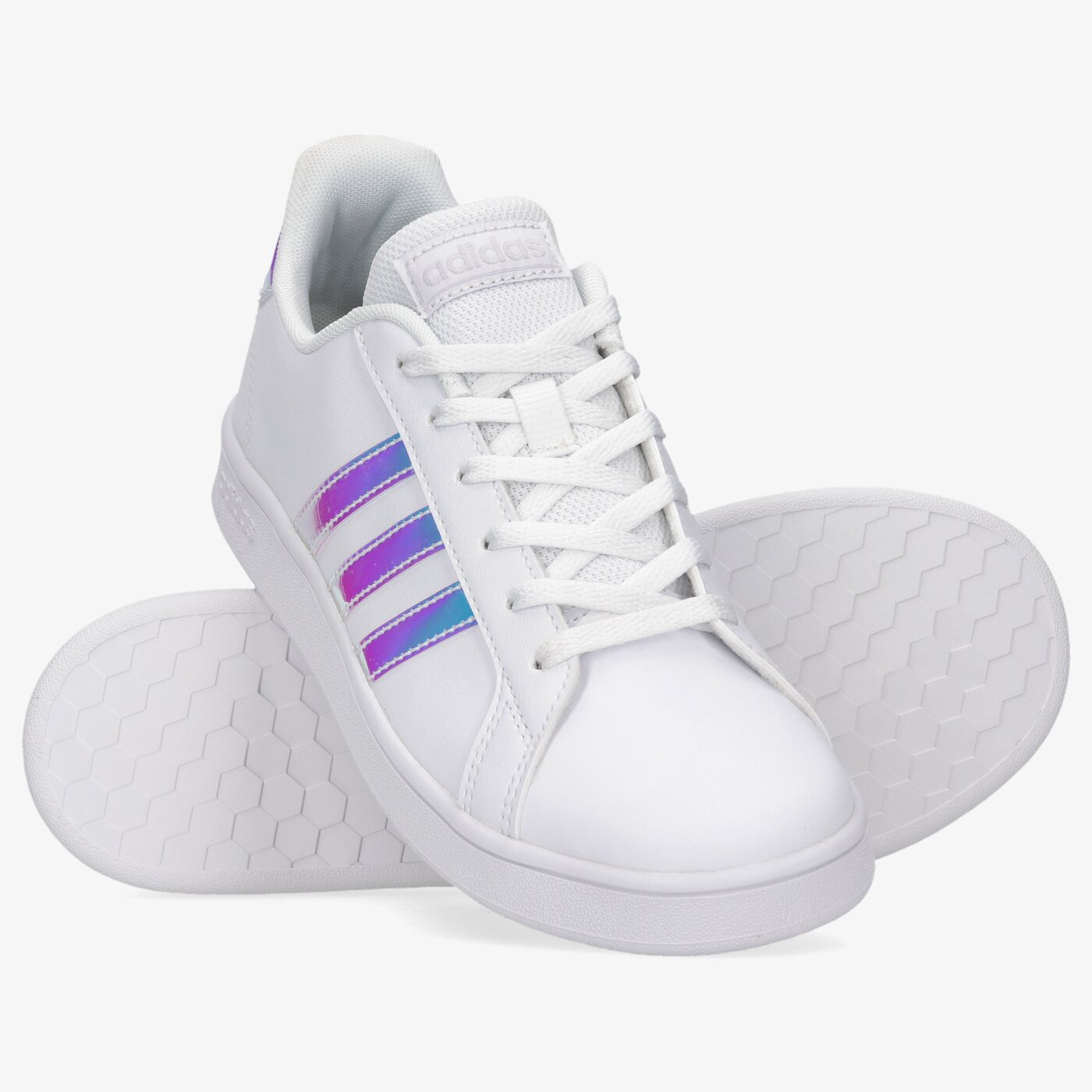 Buty dziecięce ADIDAS GRAND COURT K fw1274 kolor biały