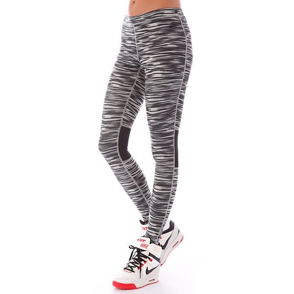 Spodnie dresowe damskie NIKE SPODNIE SCRATCH PRINT LEGGING 546410044 kolor szary