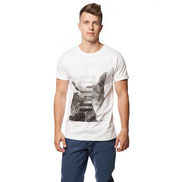 Koszulka męska FEEWEAR T-SHIRT VIRETE fw35tsm06001 kolor biały