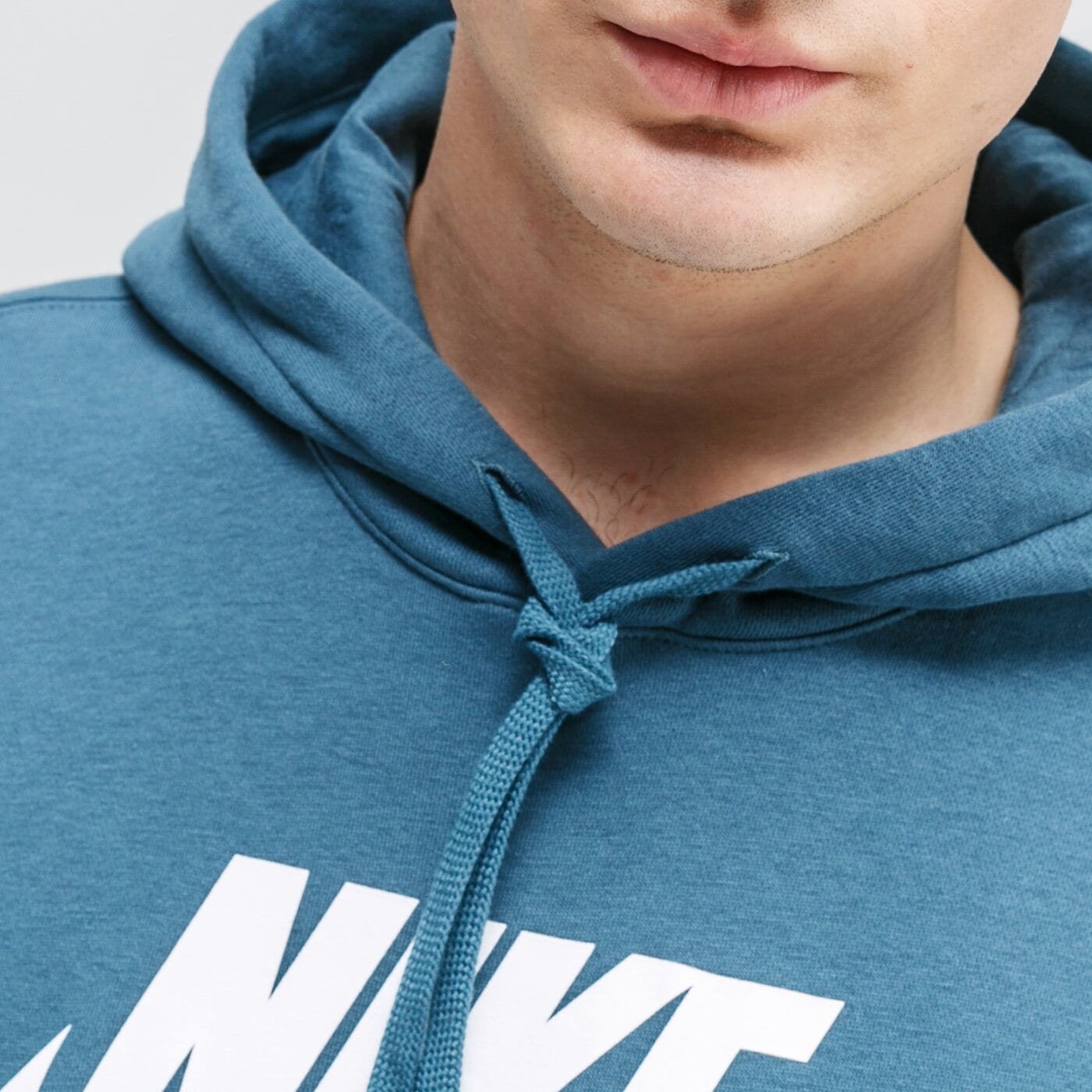 Bluza męska NIKE BLUZA Z KAPTUREM NSW CLUB PO BB GX bv2973-058 kolor niebieski