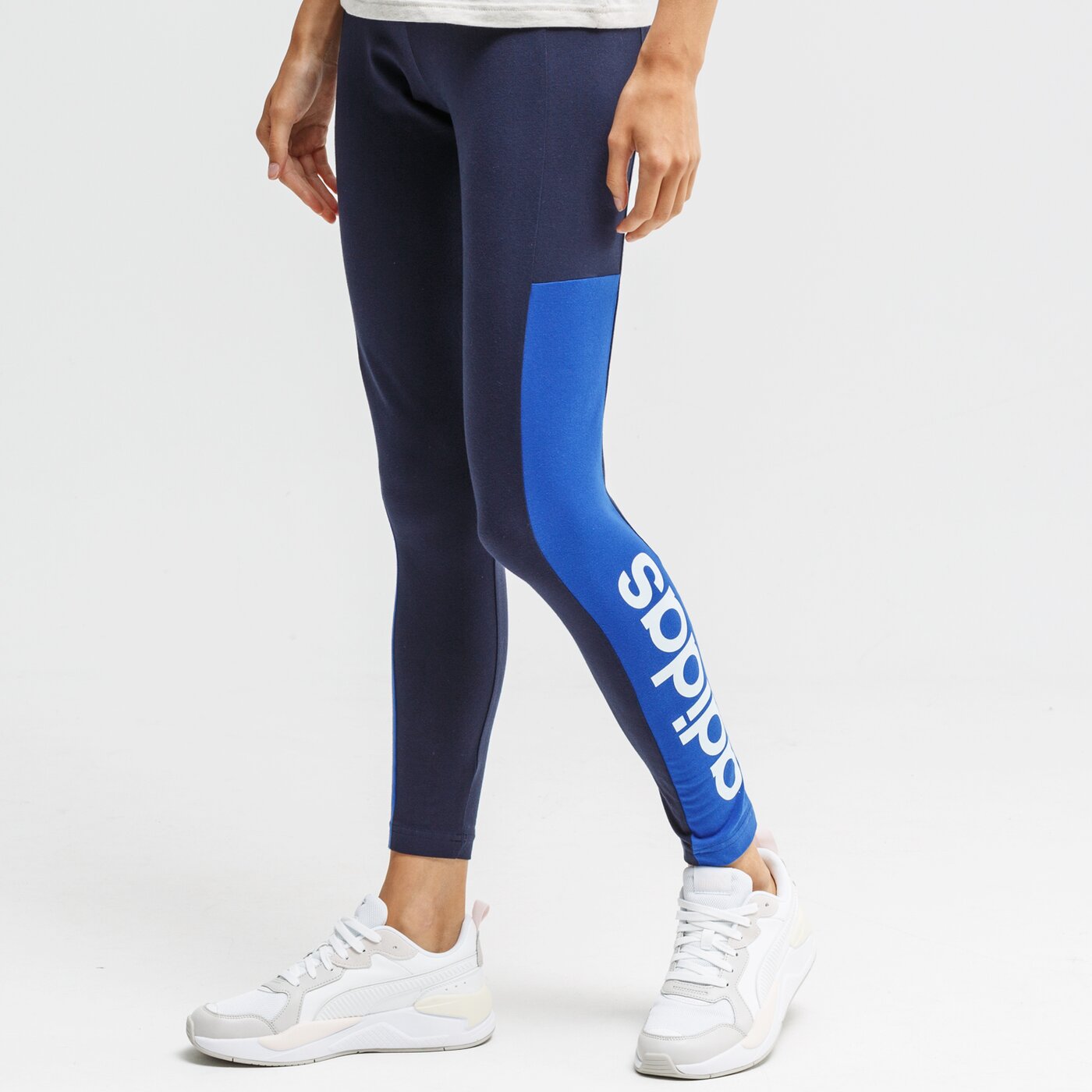 Spodnie dresowe damskie ADIDAS LEGGINGS W E CB gd2924 kolor granatowy