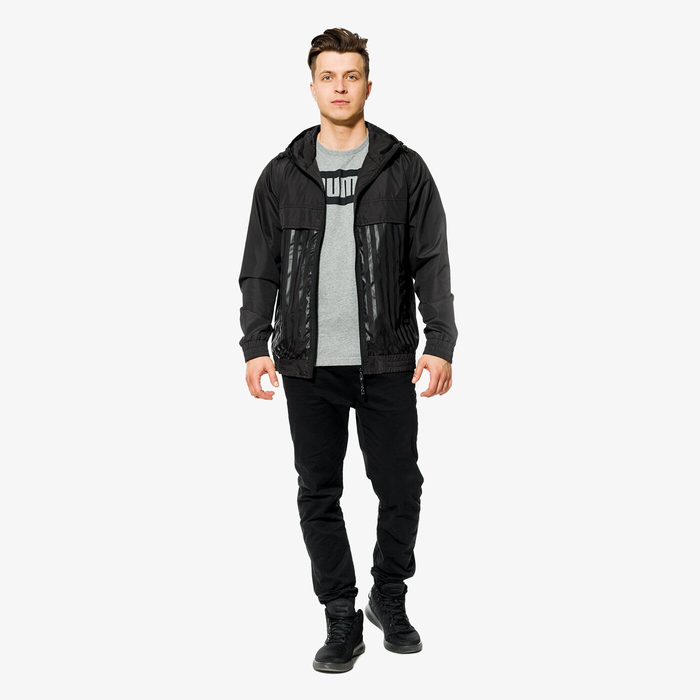 Kurtka przejściowa męska UMBRO KURTKA ADDER ul18kum02001 kolor czarny