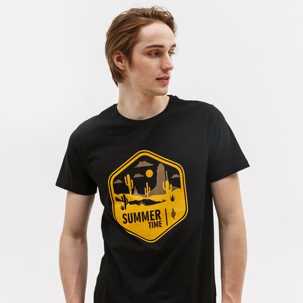 Koszulka męska UP8 T-SHIRT RAGON up121tsm23002 kolor czarny