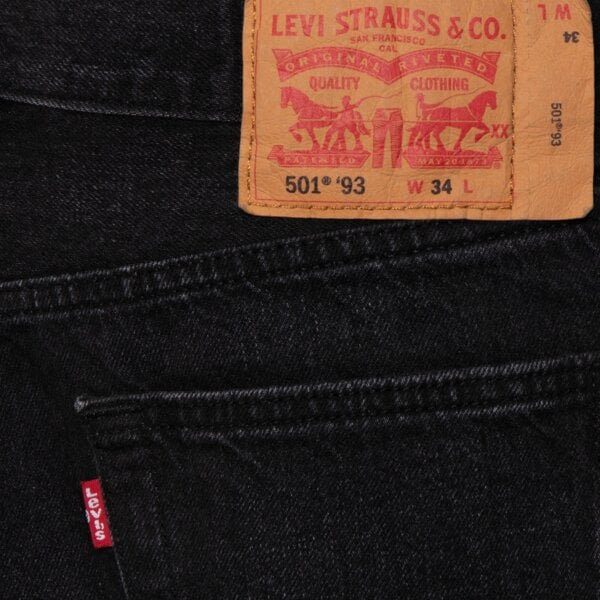 Spodenki męskie LEVI'S SZORTY 501® 93 SHORTS 85221-0061 kolor czarny