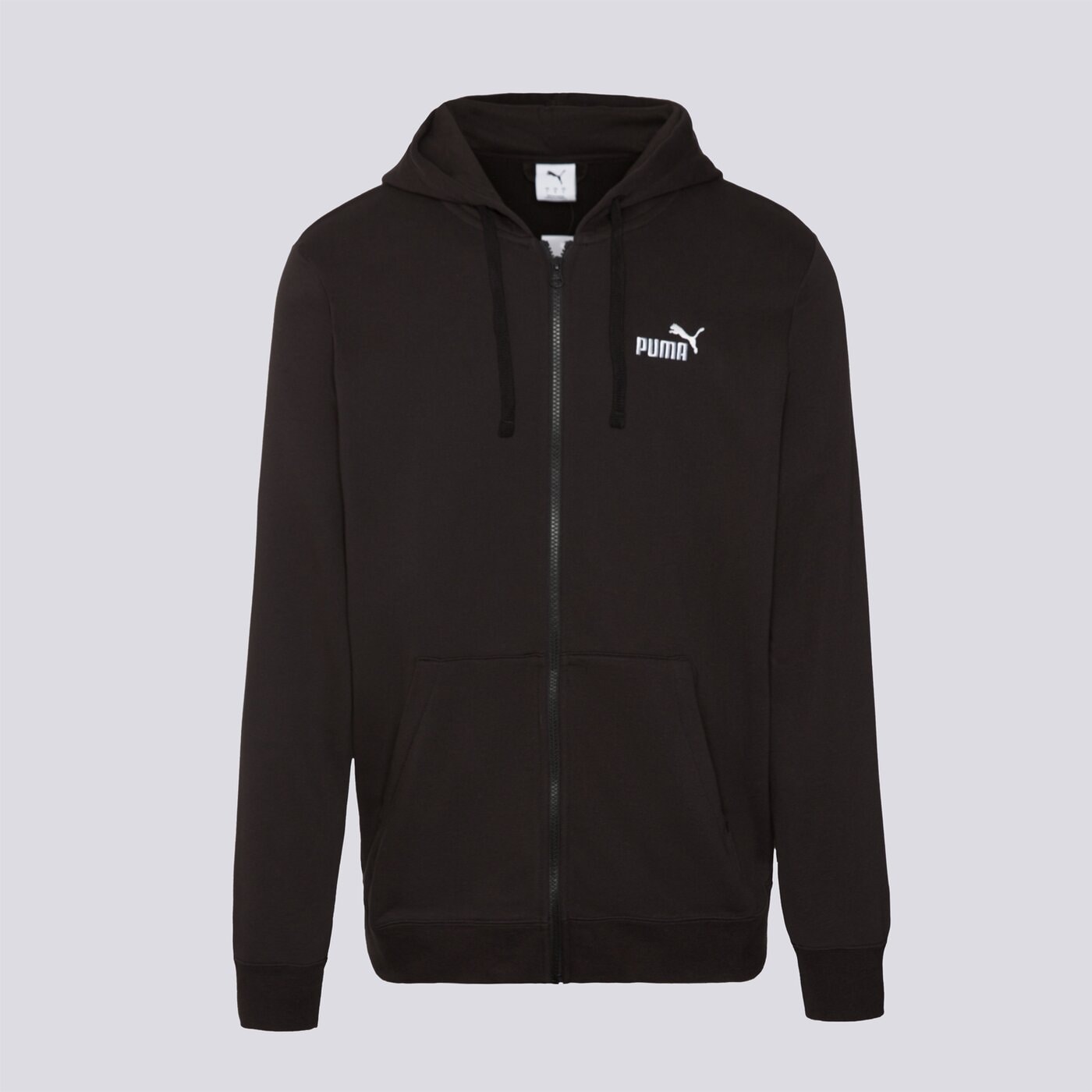 Bluza męska PUMA BLUZA ROZPINANA Z KAPTUREM ESS 68258801 kolor czarny