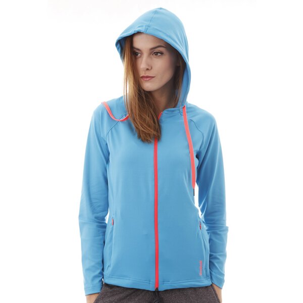 Bluza damska REEBOK BLUZA SE PD HOOD JKT z80909 kolor niebieski