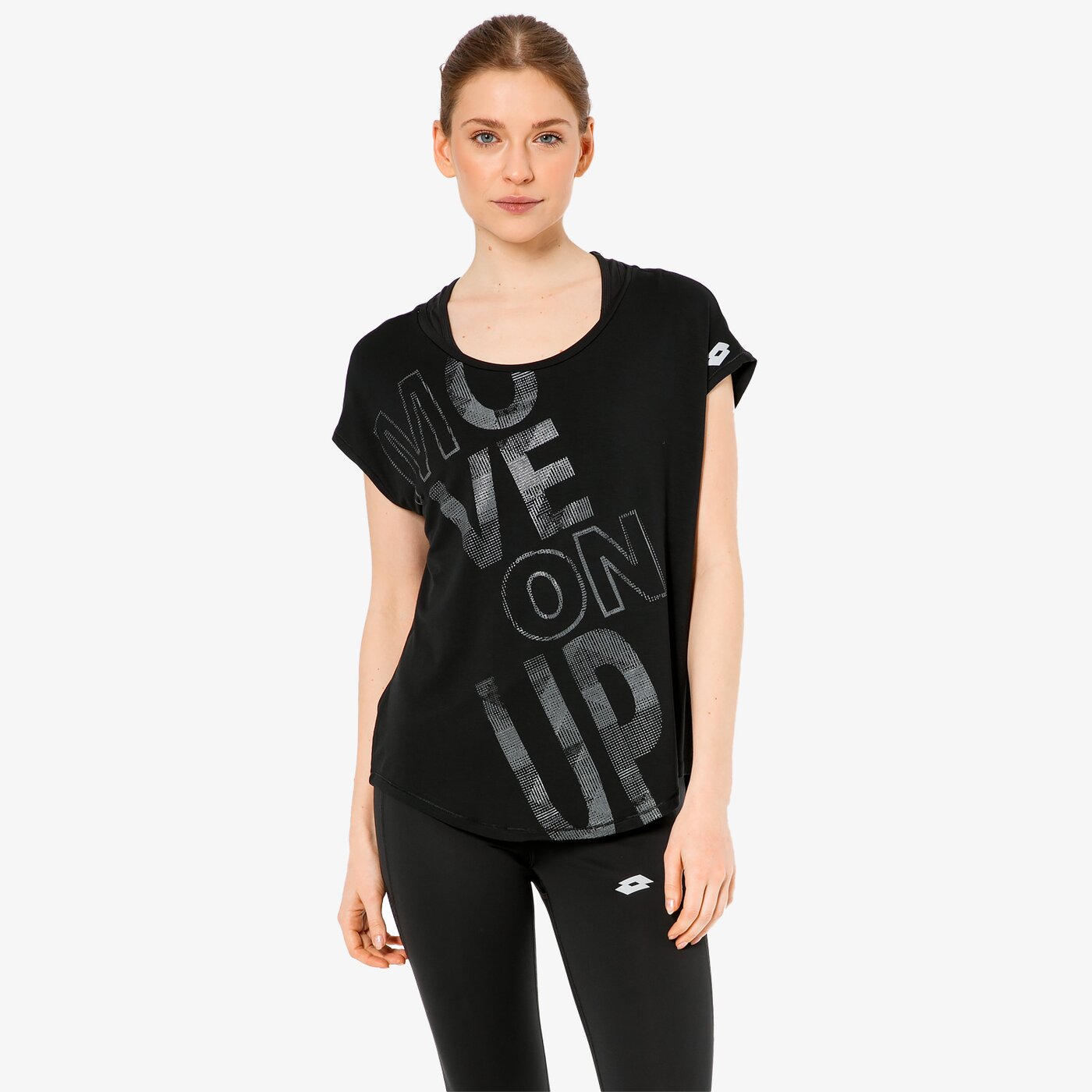 Koszulka damska LOTTO T-SHIRT SS TRNG VI W 210580-1cl kolor czarny