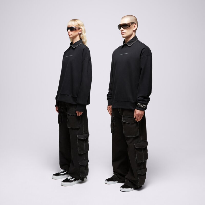 S.NOW JOB SIZEER CREWNECK “I DON'T KNOW” BLACK