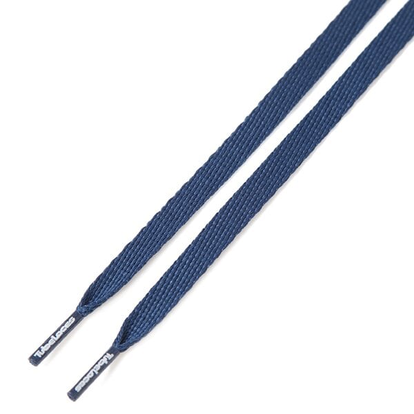  TUBE LACES SZNURÓWKI SILVER FLAT 1045705 kolor granatowy