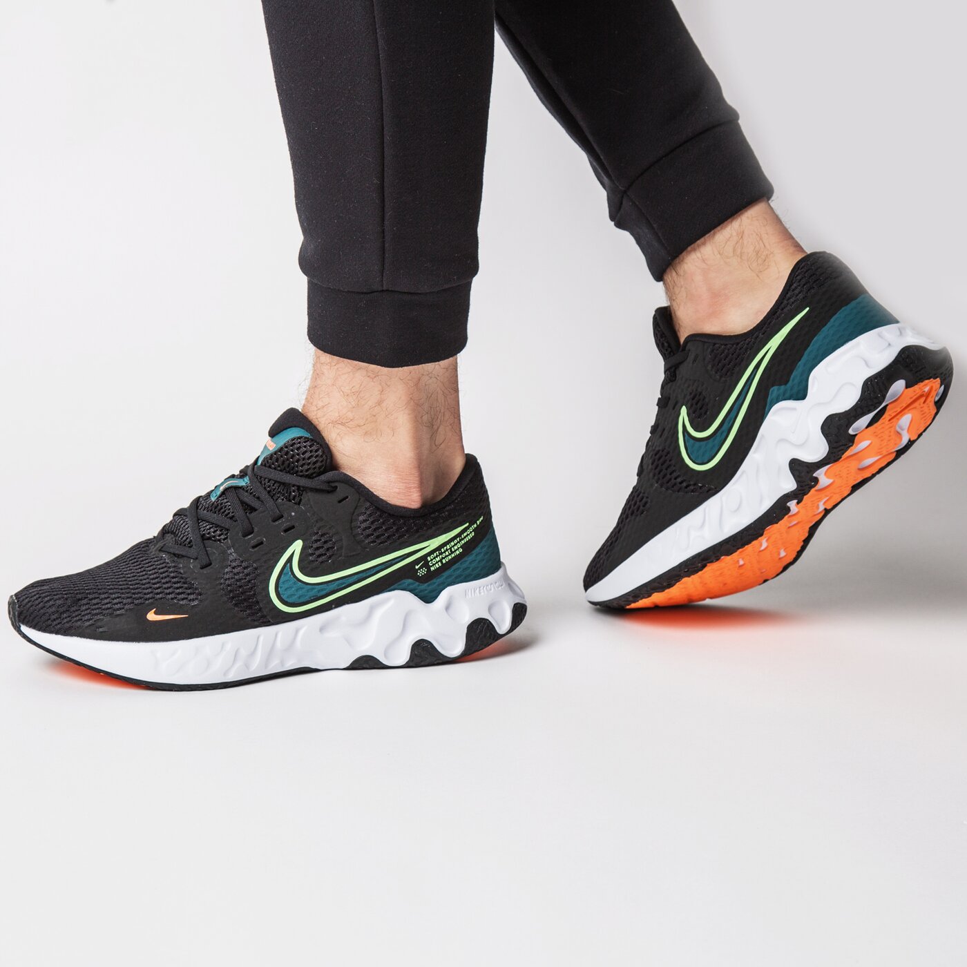Buty do biegania męskie NIKE RENEW RIDE 2 cu3507-006 kolor czarny