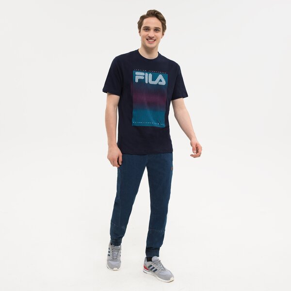 Koszulka męska FILA T-SHIRT CEDRICK fw22spm031410 kolor granatowy