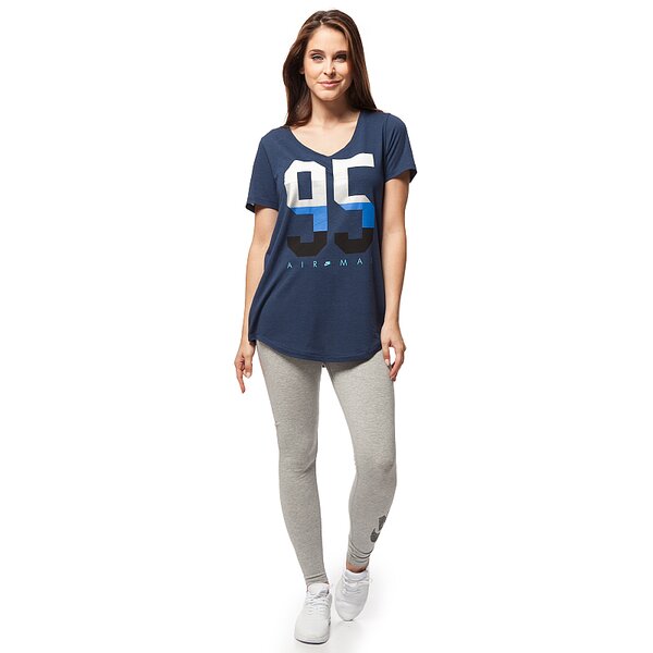 Spodnie dresowe damskie NIKE SPODNIE EXT LEG-A-SEE LOGO WERE 724708063 kolor szary