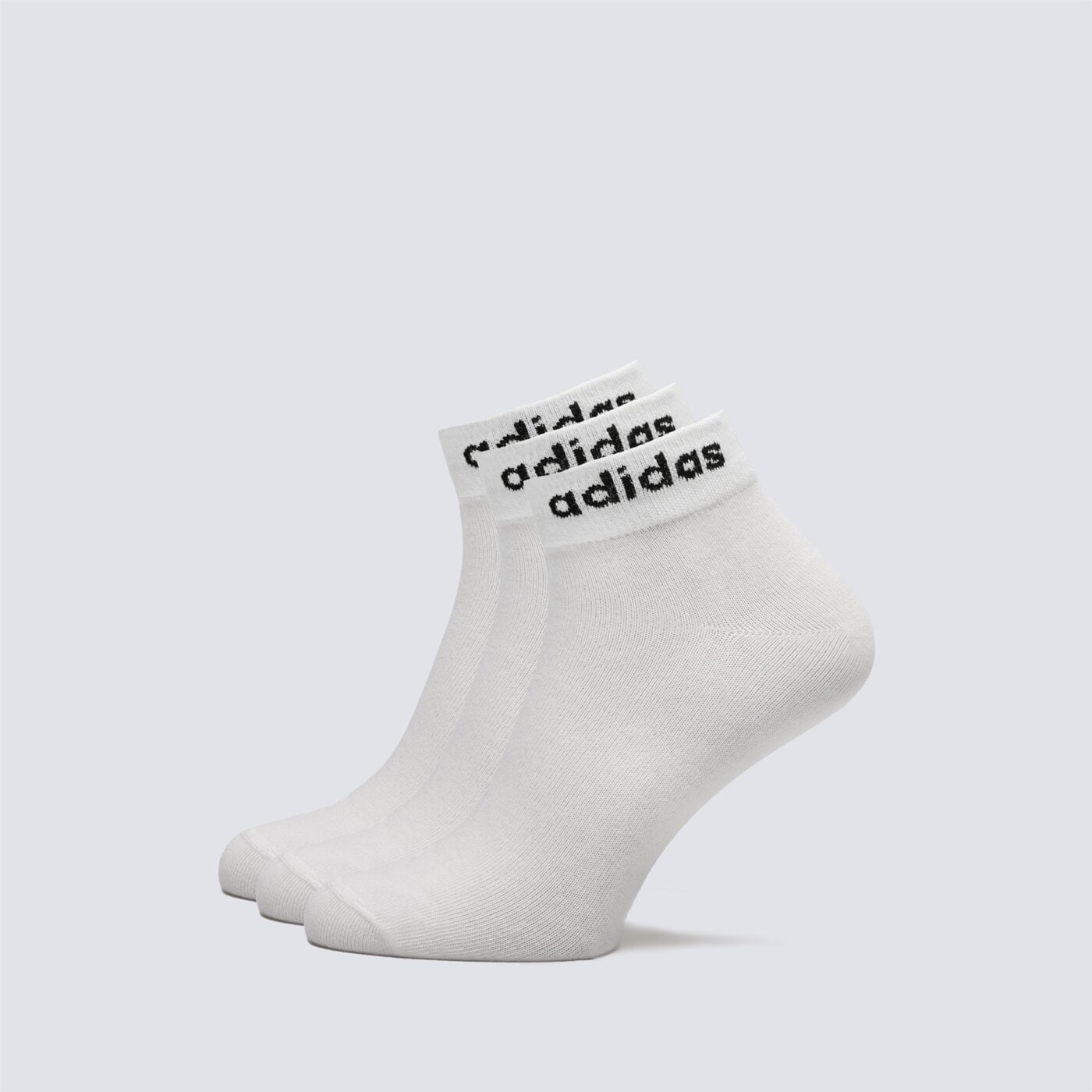 Skarpetki damskie ADIDAS SKARPETY QUARTER T LIN ANKLE 3P ht3451 kolor biały