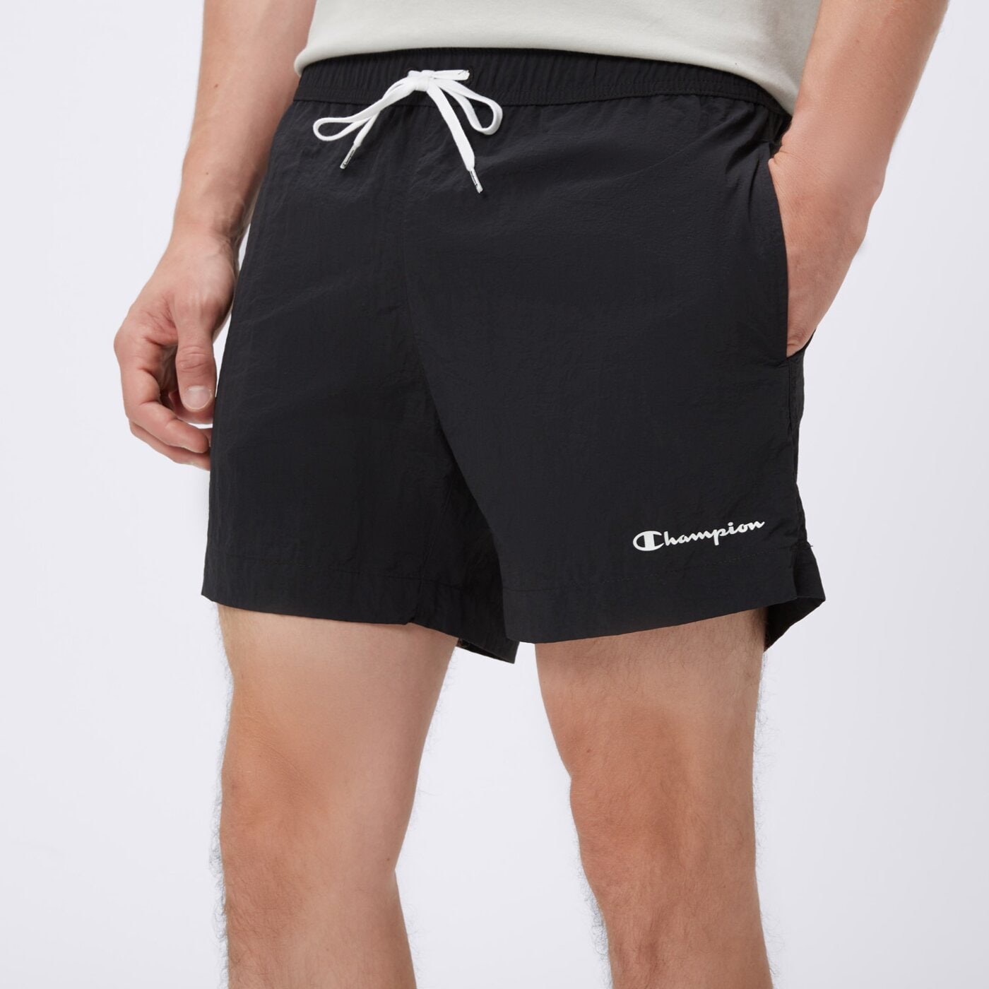 Kąpielówki męskie CHAMPION SZORTY BEACHSHORT 216069kk002 kolor czarny