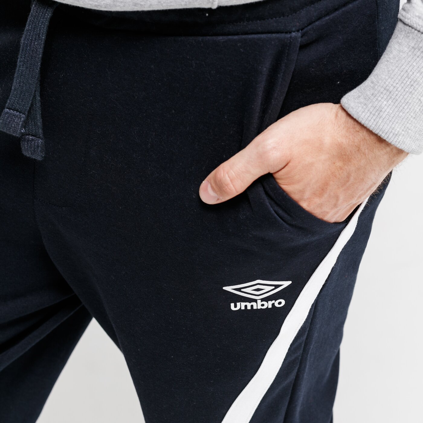 Spodnie dresowe męskie UMBRO SPODNIE VANTO ul19spm21002 kolor granatowy