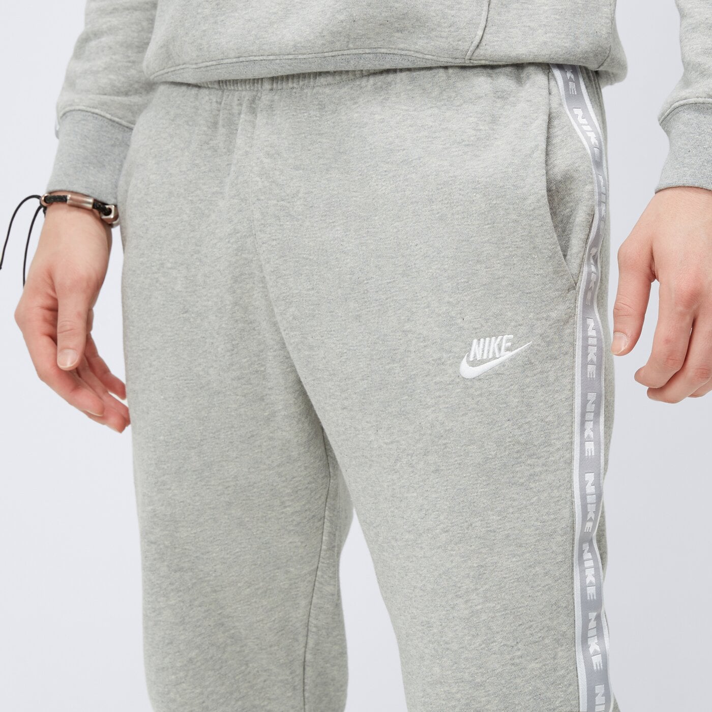 NIKE DRES M NK CLUB FLC GX HD TRK SUIT fb7296-063 kolor szary