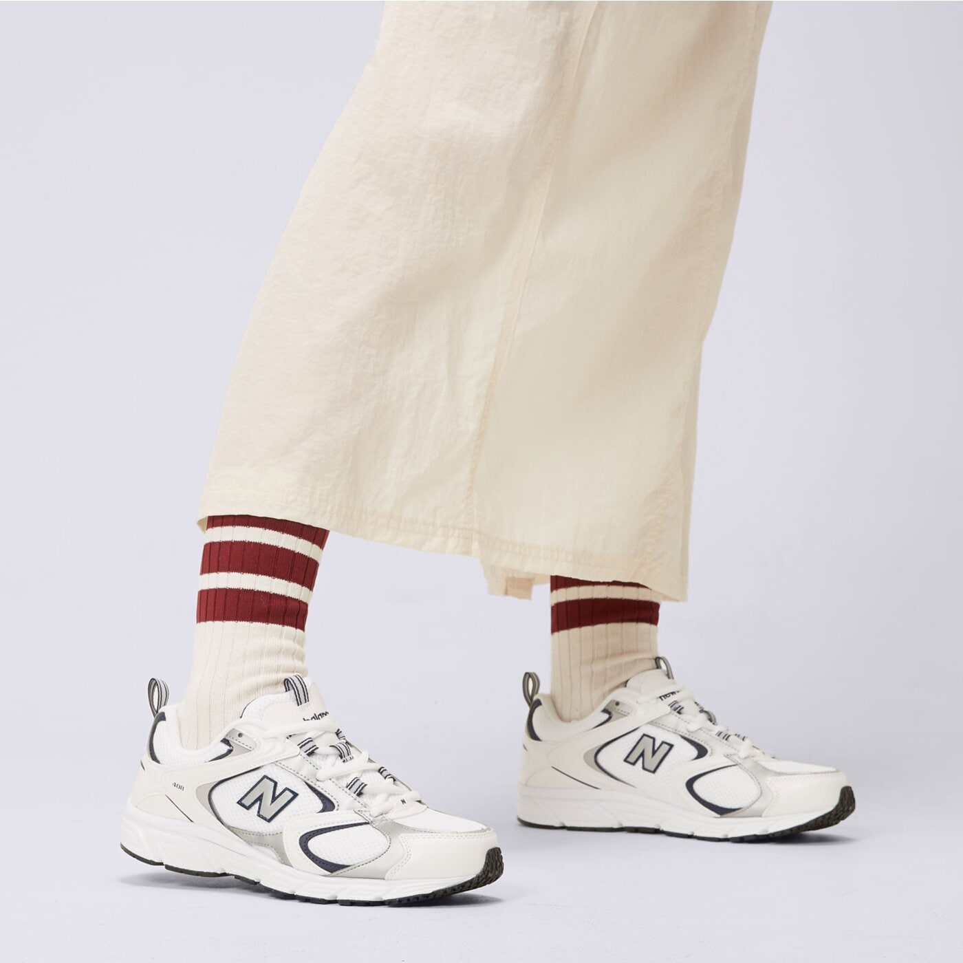 Buty sportowe damskie NEW BALANCE ML408  ml408a kolor biały