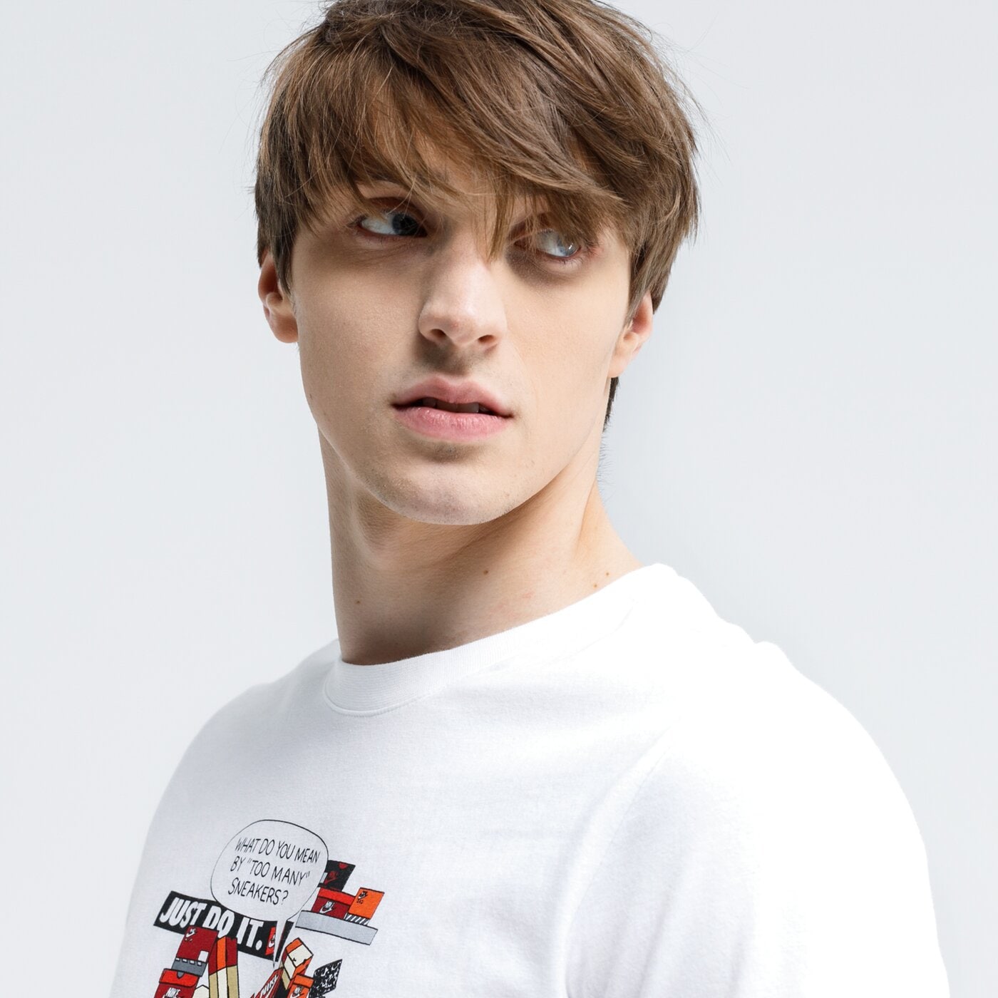 Koszulka męska NIKE T-SHIRT M NSW SNKR CLTR 4 ck2661-100 kolor biały