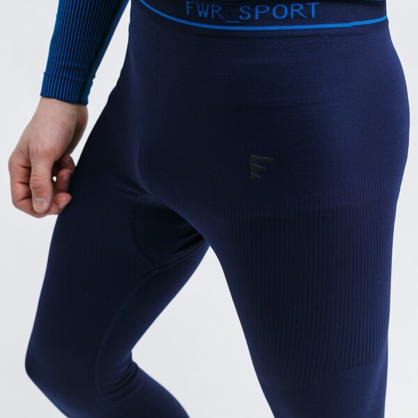 Spodnie dresowe męskie FEEWEAR LEGGINGS TERMICZNE NARWHAL fw39bim51002 kolor granatowy