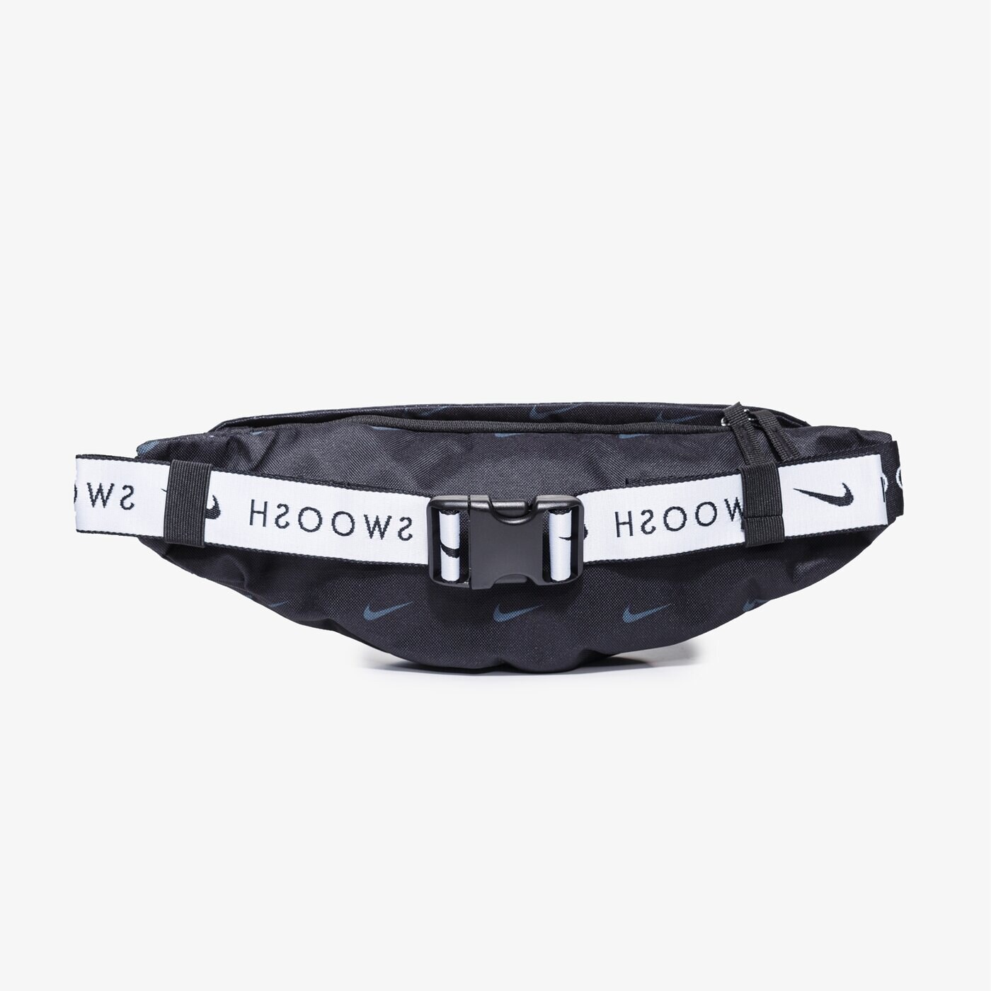 Nerka (saszetka na pas) damska sportowa NIKE NERKA NIK HERITAGE SWOOSH dc7343-010 kolor czarny