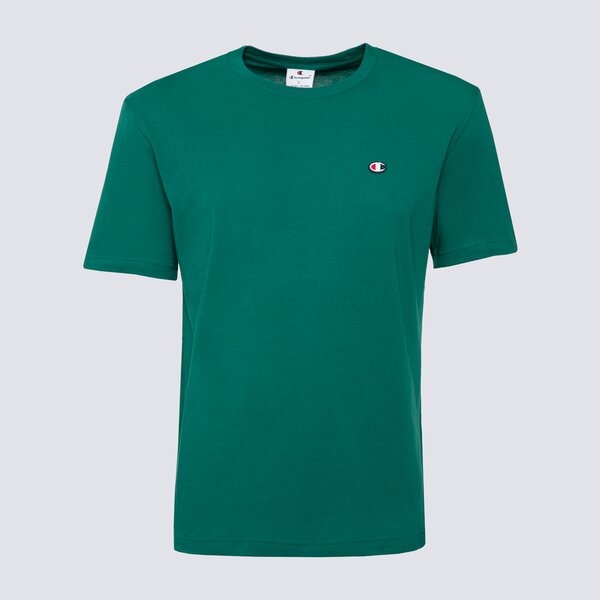 Koszulka męska CHAMPION T-SHIRT CREWNECK TEE 220453gs571 kolor zielony