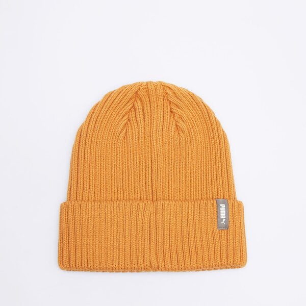 Czapka zimowa damska PUMA CZAPKA ZIMOWA PUMA CLASSIC CUFF BEANIE 2482605 kolor brązowy