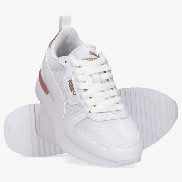 Buty sportowe damskie PUMA R78 WNS METALLIC POP 38107003 kolor biały