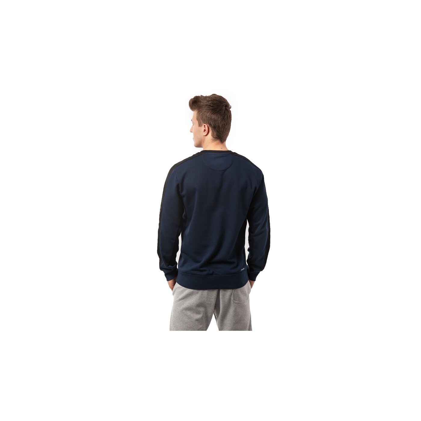 Bluza męska ADIDAS BLUZA LIN 3S CREW s18051 kolor granatowy