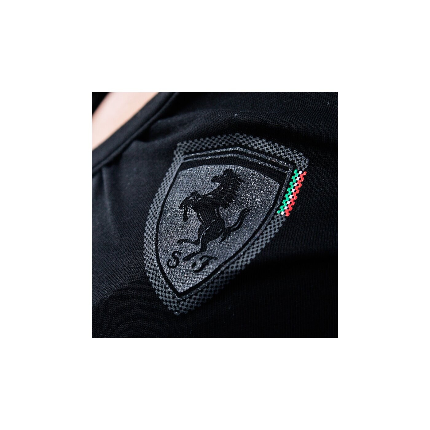 Koszulka damska PUMA T-SHIRT FERRARI LOGO TEE 55985001 kolor czarny