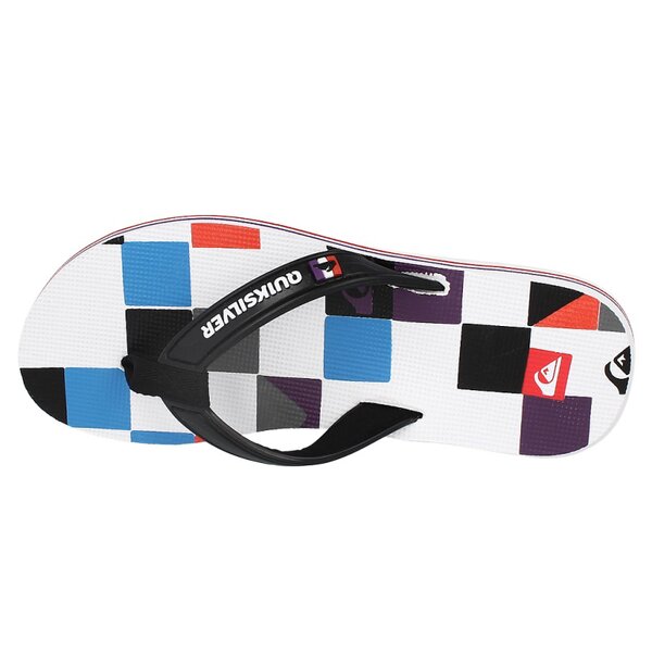 Klapki męskie QUIKSILVER ECLIPSED PRINT  krmsl153wbus kolor biały