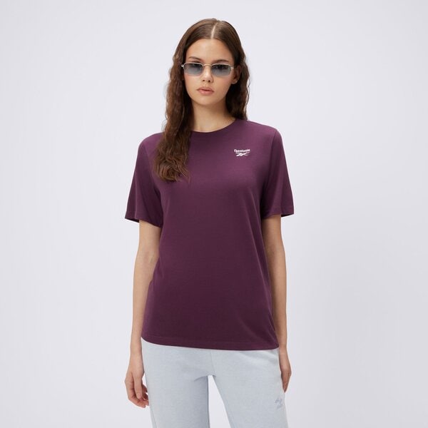 Koszulka damska REEBOK T-SHIRT IDENITY SL NO POCKET 100224347 kolor fioletowy