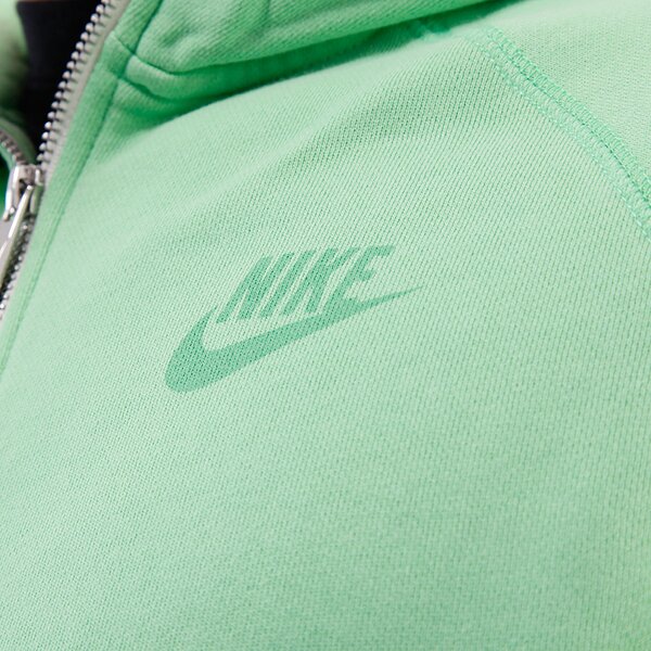 Bluza męska NIKE BLUZA HBR FT WASHED AW77 FZ HOODY 524388359 kolor zielony