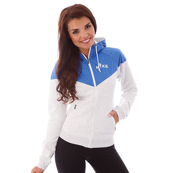Bluza damska NIKE BLUZA RU OVERLAY WR 546370051 kolor biały