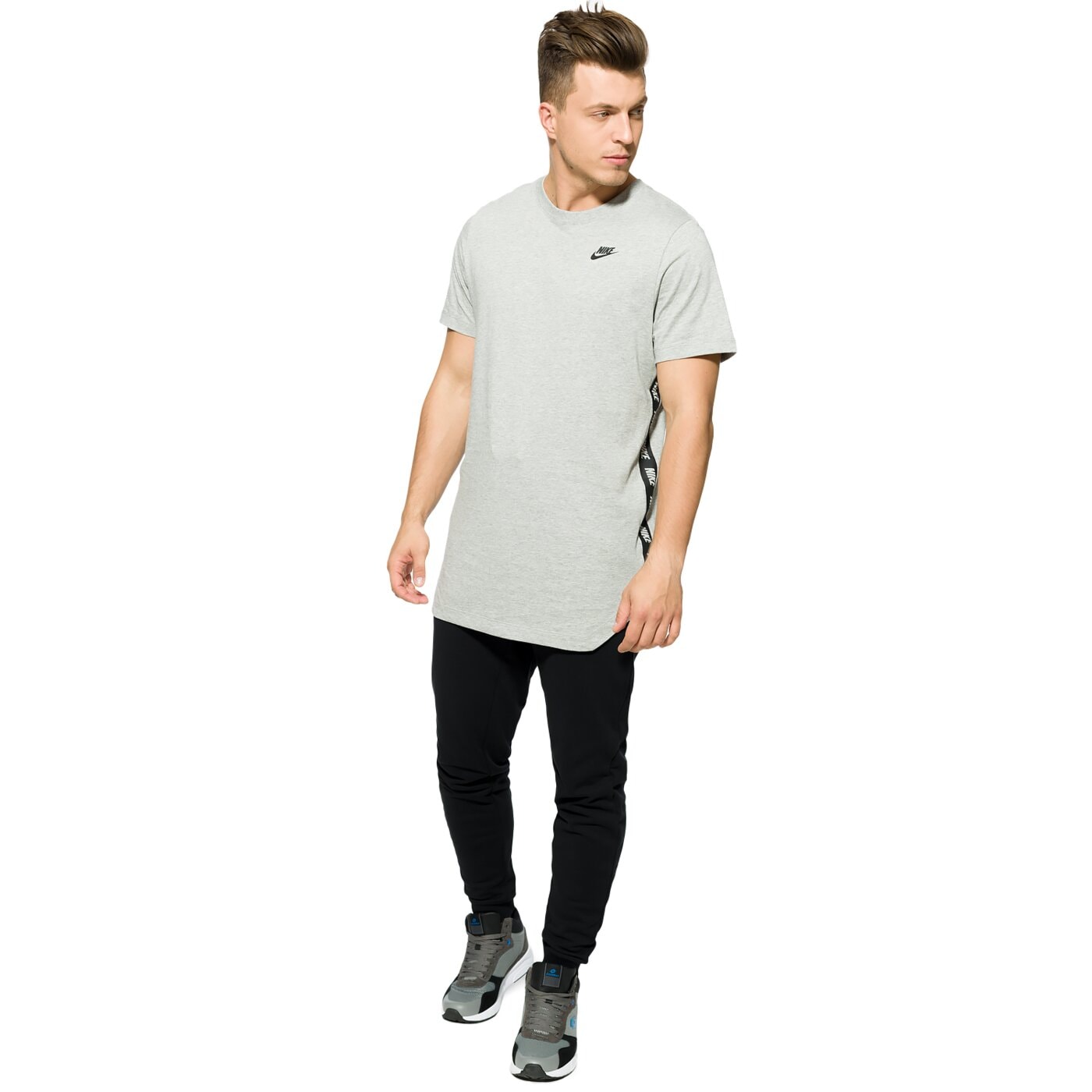 Koszulka męska NIKE T-SHIRT SS M NSW TEE AV LBR 877086063 kolor szary